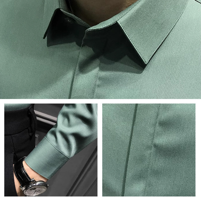 Men's Wrinkle-Free Button-Down Shirt