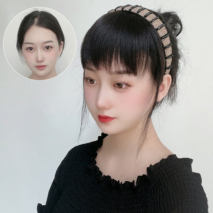 🌈Synthetic Hair Fringe with Hair Band🌸