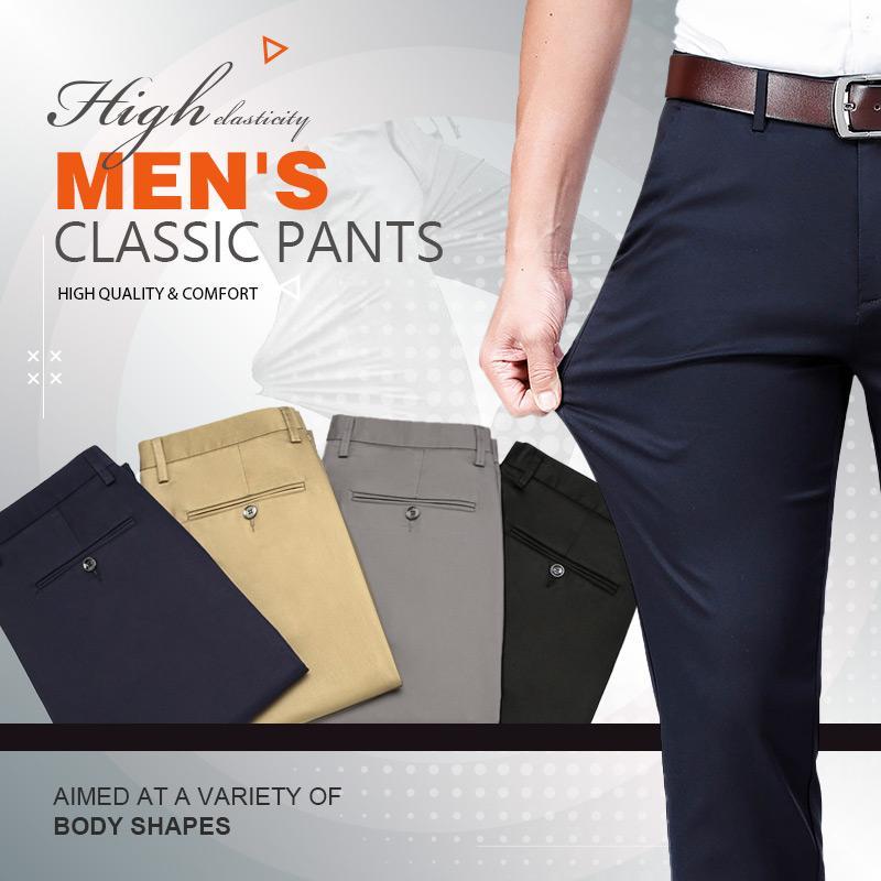 High Stretch Men's Classic Pants Buy 2 get extra 10% Off Auto & Free Shipping