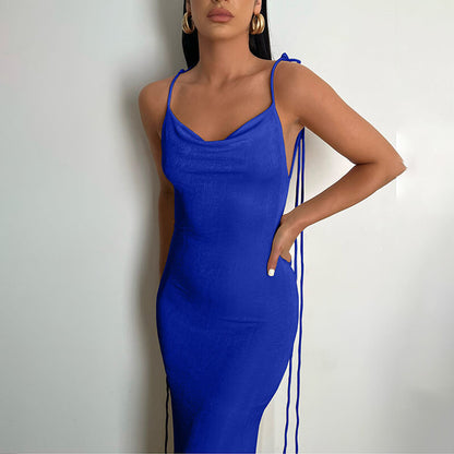 Backless Maxi Dress Buy 2 Automatic 10% Off & Free Shipping