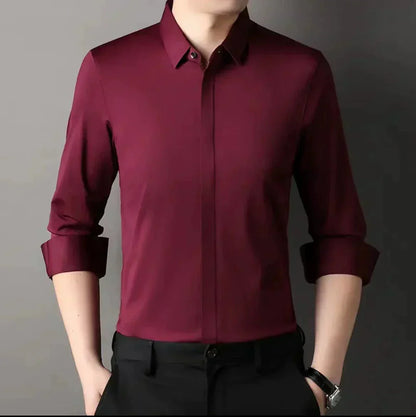 Men's Wrinkle-Free Button-Down Shirt
