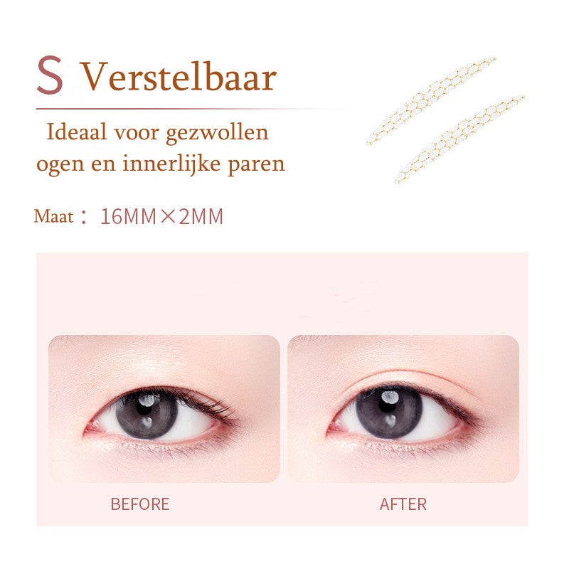 Simulated invisible double eyelid tapes stickers