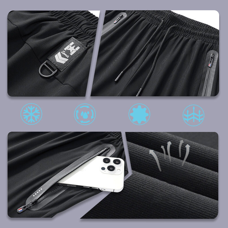 Plus Size Stretch Quick Dry Sweatpants for Men