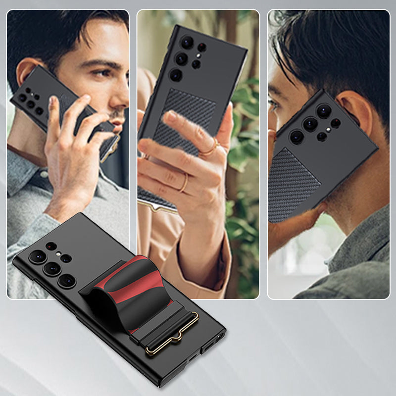 🔥Up to 40% off🔥Ultra-Thin Anti-Fingerprint Phone Case With Wrist Strap for Samsung S24/S23