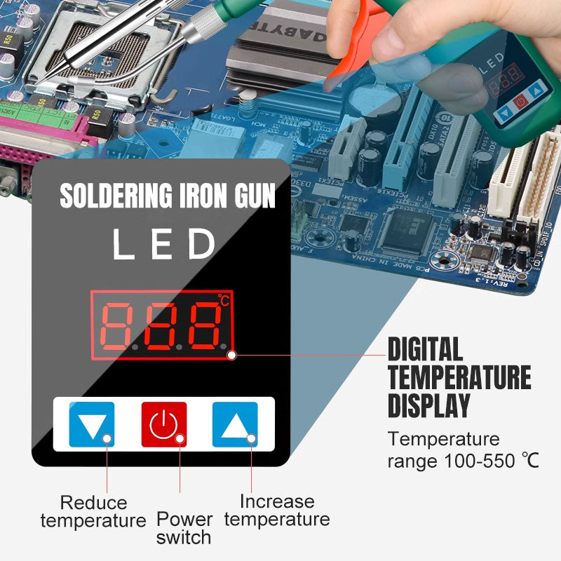 🔥Up to 40% OFF🔥Digital Display Soldering Iron - Auto Feed tin wire