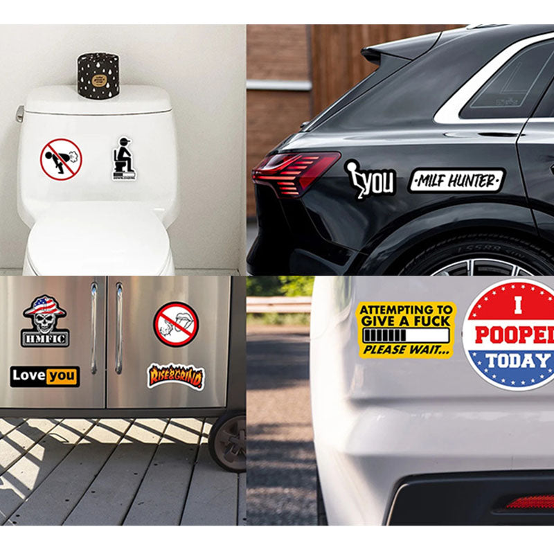 150PCS Funny & Non-marking Stickers