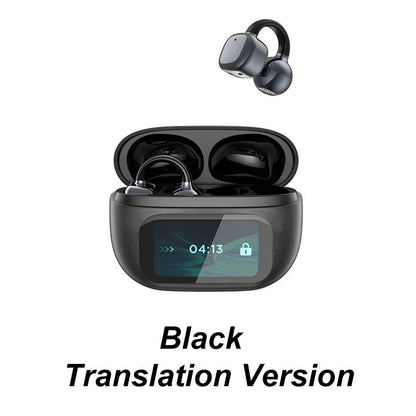 Ear Clip-on Smart Color Screen Intelligent Translation Headset