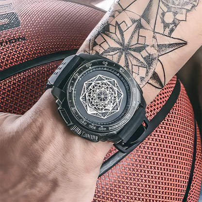 Men’s  Luminous Silicone Quartz Watch