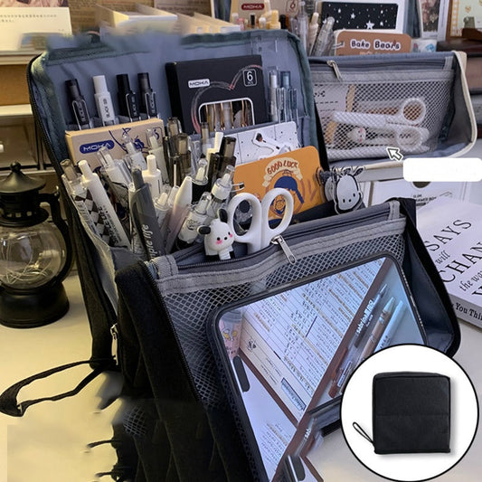 Multi-Purpose Large Capacity Oxford Cloth Standing Makeup Bag