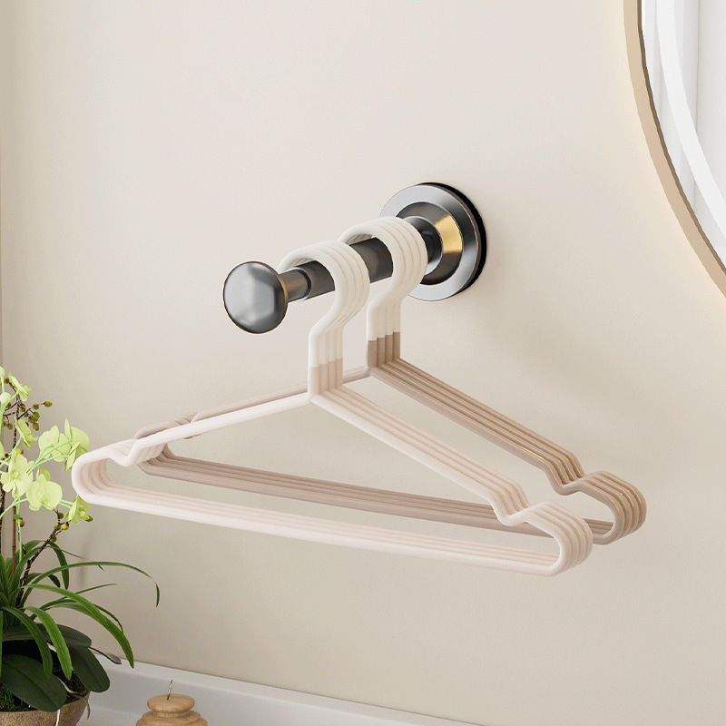 Suction Cup Retractable Clothes Hanger