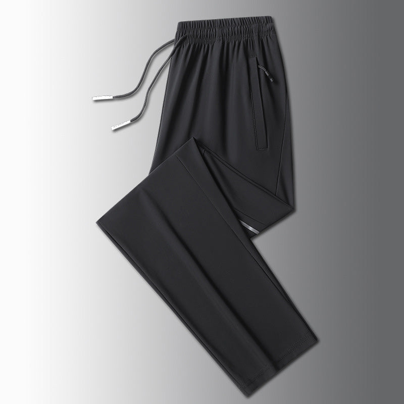 Men's Lightweight Athletic Pants with Zip Pockets
