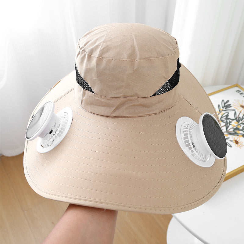 Ultralight Solar Fan Sun Hat