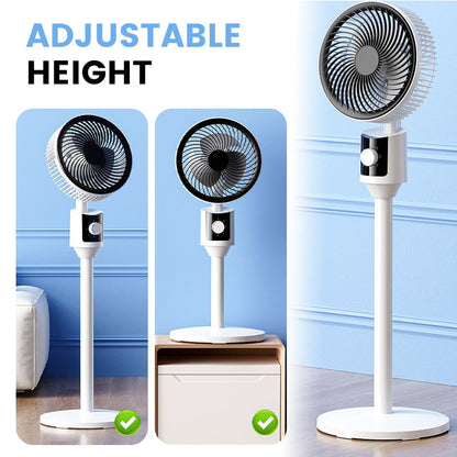 USB Powered Height Adjustable Standing Oscillating Electric Fan