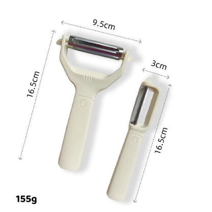 2-in-1 Dual-Head Peeler and Shredder